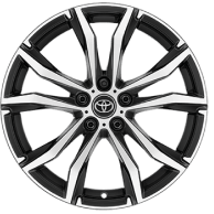 GR Supra - 18" felgi aluminiowe w kolorze czarnym i srebrnym