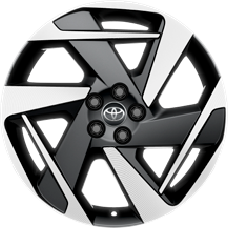 Aygo X 18" felgi aluminiowe czarne z oponami 175/60 R18 (czarne wykończenie)