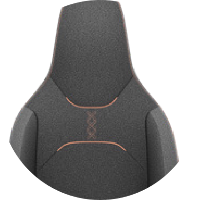 Aygo X Tapicerka materiałowa z przeszyciami w kolorze nadwozia