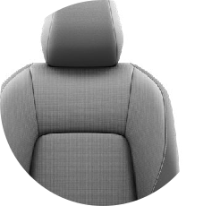 RAV4 Tapicerka materiałowa w kolorze czarnym