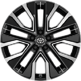 C-HR+ 20" felgi aluminiowe z oponami 235/50 R20 (z kołpakami aerodynamicznymi)