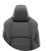 C-HR+ Tapicerka materiałowo-skórzana w kolorze czarnym (skóra syntetyczna)