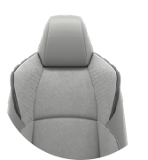 C-HR+ Tapicerka zamszowo-skórzana w kolorze jasnoszarym (materiały syntetyczne)