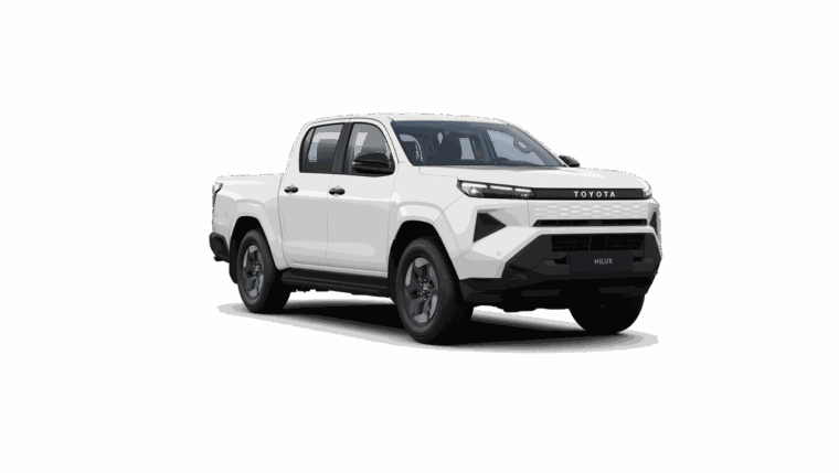 Nowa Toyota Hilux Electric 2026 Live, elektryczny pick-up 4×4 w kolorze 040 Pure White, salon Toyota Walder Zabrze