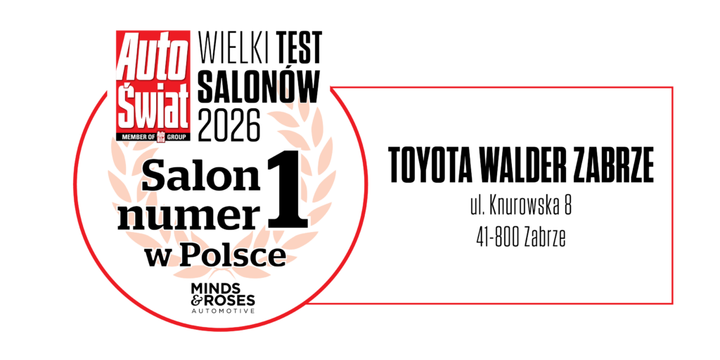 Salon numer 1 w Polsce, Toyota Walder Zabrze, ul. Knurowska 8, Wielki Test Salonów Auto Świat 2026