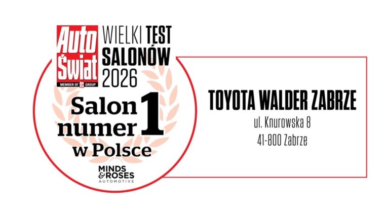 Salon numer 1 w Polsce, Toyota Walder Zabrze, Wielki Test Salonów Auto Świat 2026