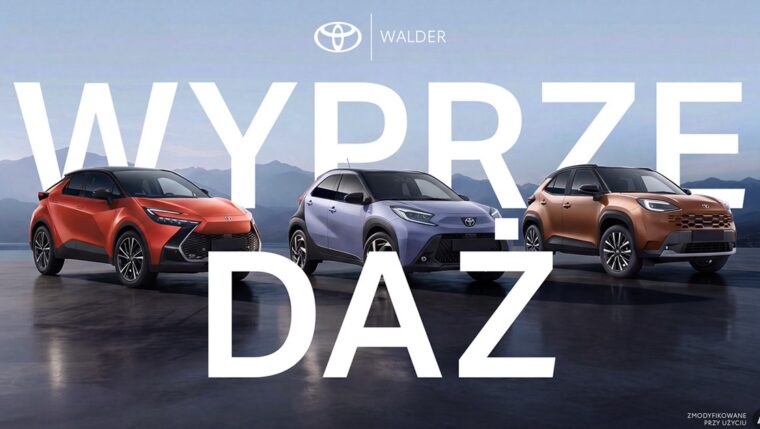 Wyprzedaż Toyota w Toyota Walder Zabrze, nowa Toyota C-HR, Toyota Aygo X i Toyota Yaris Cross