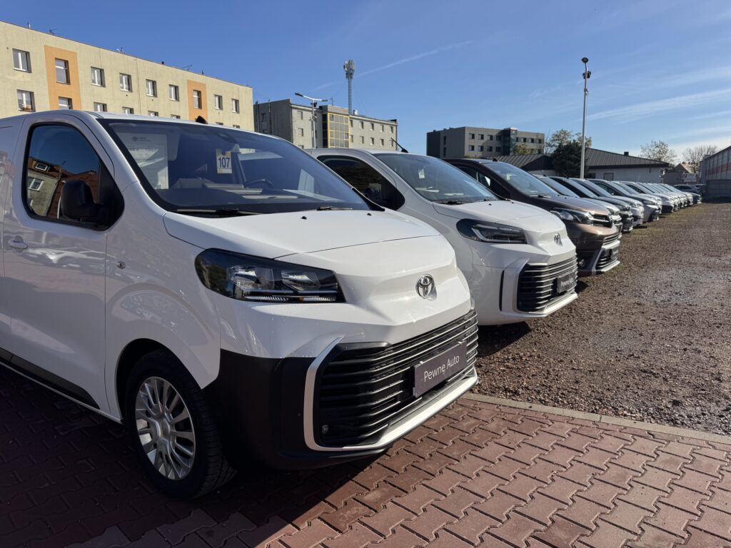 Używane samochody dostawcze Toyota Proace z gwarancją Pewne Auto w Toyota Walder Zabrze Używane samochody dostawcze Toyota Proace z gwarancją Pewne Auto w Toyota Walder Zabrze